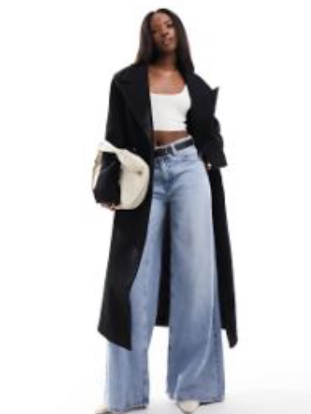NA-KD New Black Long Coat